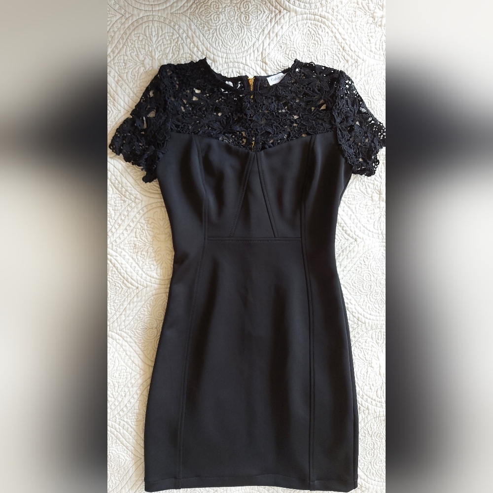 Calvin KleinWomen's black sheath dress by   size 6
